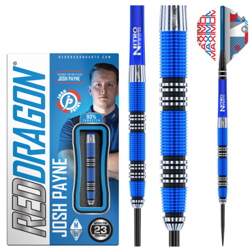 Red Dragon Red Dragon Josh Payne 90% Freccette Steel Darts