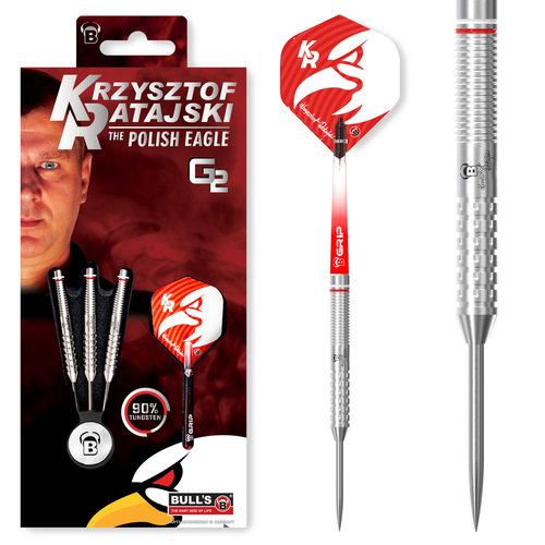 Bull's Germany BULL'S Krzysztof Ratajski G2 90% Freccette Steel Darts