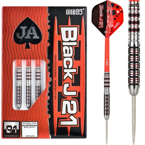 ONE80 ONE80 Black J21 01 90% Freccette Steel Darts