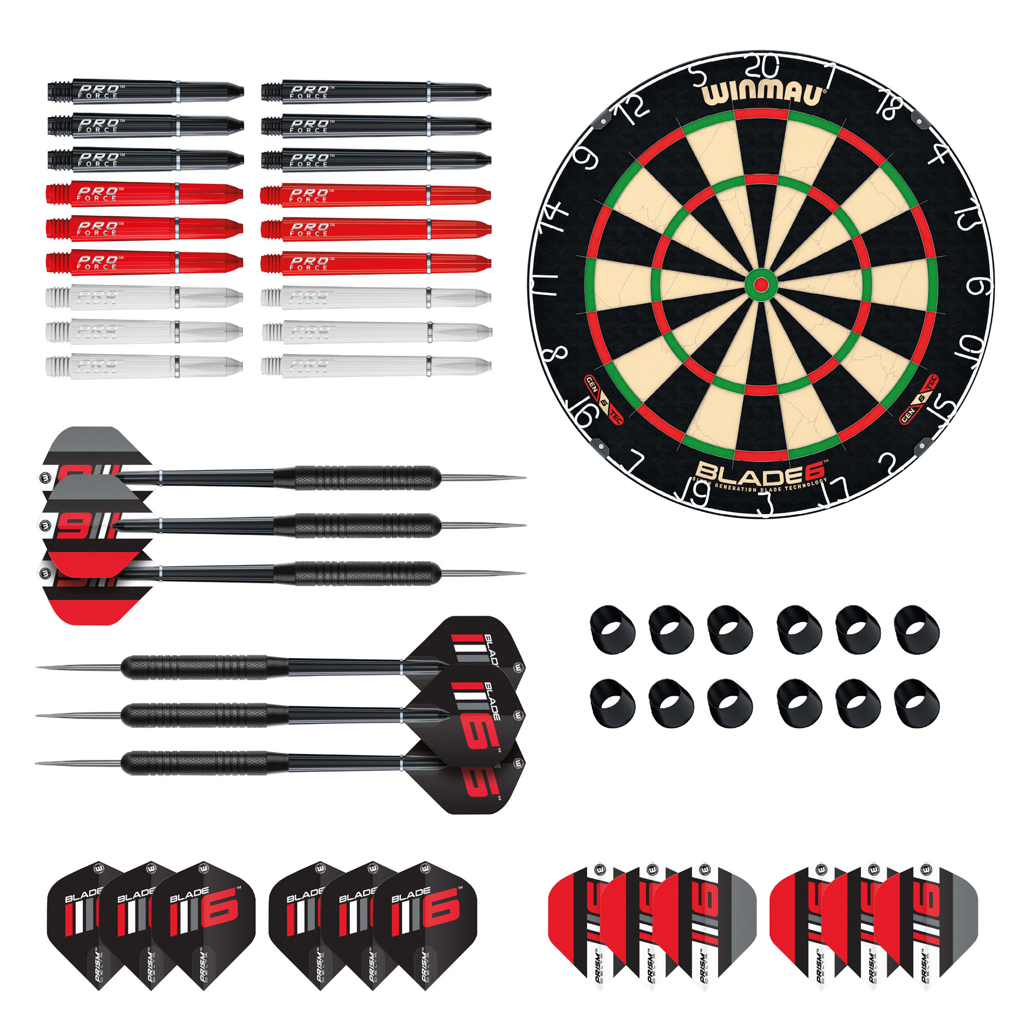 Bersaglio per freccette Winmau Original Blade 6 con 2 set di