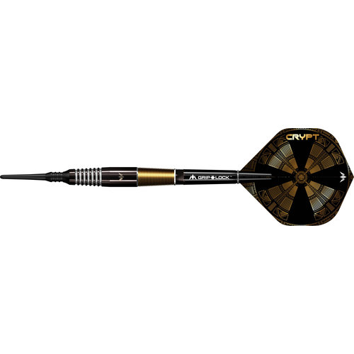 Mission Mission Crypt Black & Gold PVD M2 90% Freccette Soft Darts