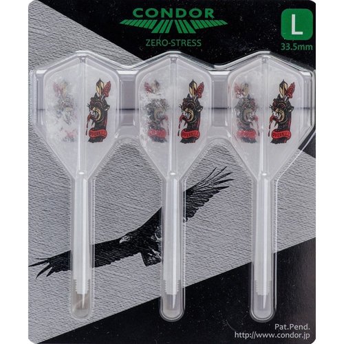 Condor Condor Zero Stress Flight System - Overkill - Small Marble White