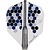 Alette Cosmo Darts - Fit  AIR Geometric Honeycomb Shape - Clear Black