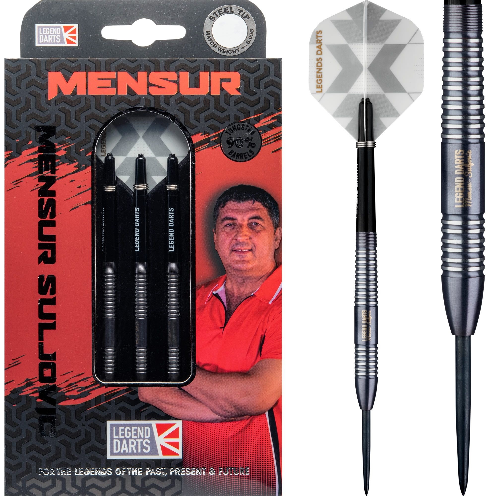 Legend Darts Mensur Suljovic 90 Black