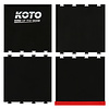 KOTO Tappeto per freccette KOTO Puzzle Red