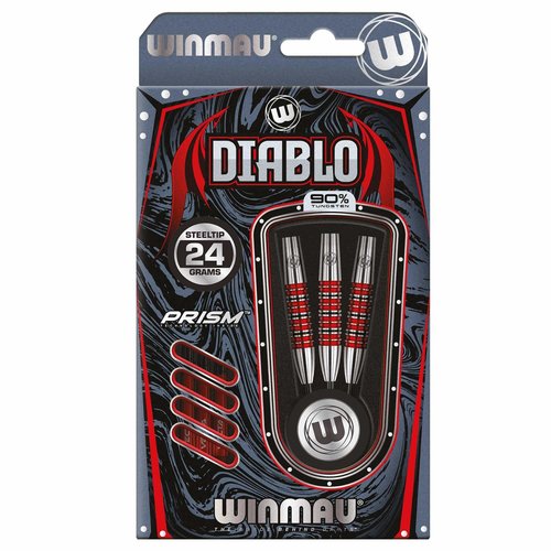 Winmau Winmau Diablo Torpedo 90% Freccette Steel Darts