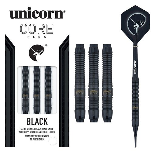 Unicorn Unicorn Core Plus Win Shape 1 Brass - Black Freccette Soft Darts