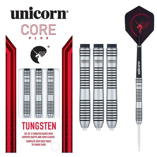 Unicorn Unicorn Core Plus Win Shape 1 70% Freccette Steel Darts