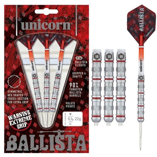 Unicorn Unicorn Ballista Shape 4 90% Freccette Steel Darts