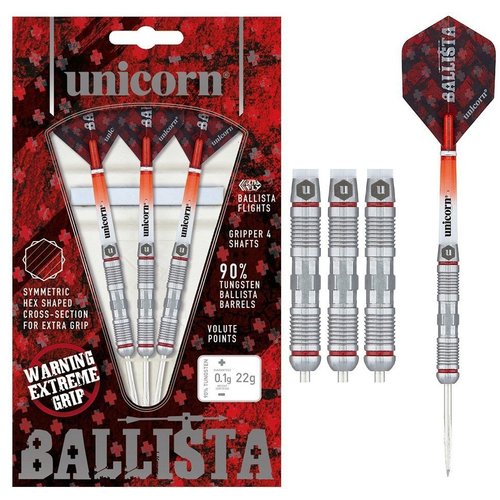 Unicorn Unicorn Ballista Shape 2 90% Freccette Steel Darts