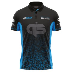 Red Dragon Gerwyn Price Signature Polo Maglietta con Freccette