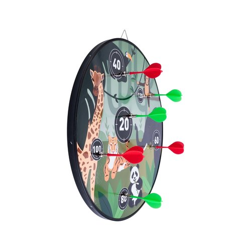 Longfield Darts Freccette per bambini a doppia faccia magnetica/spazio carta