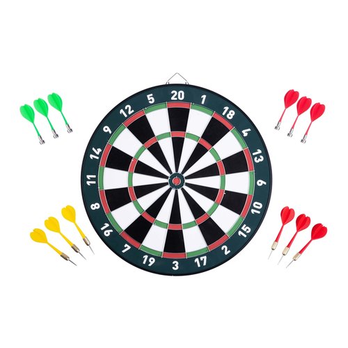 Longfield Darts Freccette per bambini a doppia faccia magnetica/spazio carta