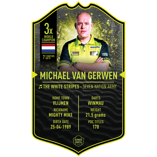 Ultimate Darts Ultimate Darts Card Michael van Gerwen