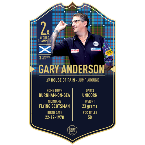 Ultimate Darts Ultimate Darts Card Gary Anderson