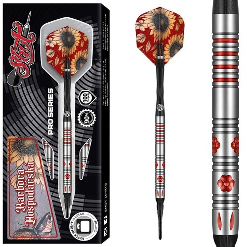 Shot Shot Pro Series Barbora Hospodárská 90% Freccette Soft Darts