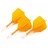 Cuesoul - ROST T19 Integrated Dart Flights - Big Wing - Orange Clear