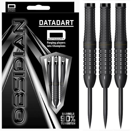 DATADART DATADART Obsidian 90% Concave Rear Black PVD Freccette Steel Darts