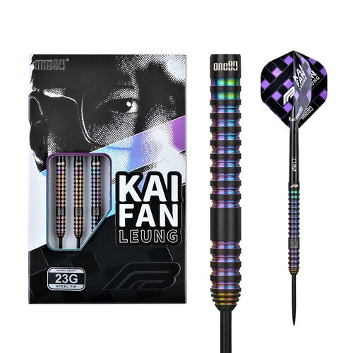ONE80 ONE80 FB Kai Fan Leung Signature V2 90% Freccette Steel Darts