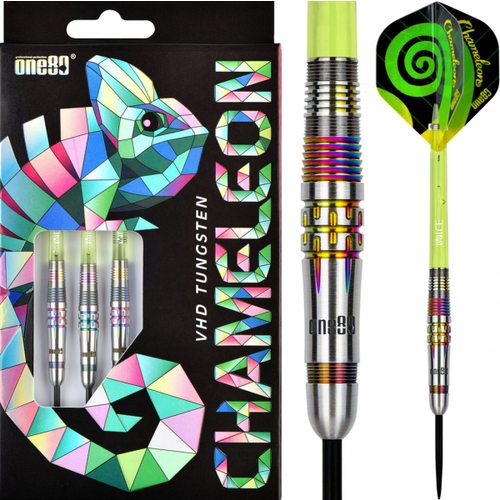 ONE80 ONE80 Chameleon Aquamarine 90% Freccette Steel Darts