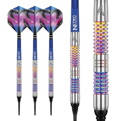 Red Dragon Red Dragon Peter Wright Snakebite Mamba Rainbow 90% Freccette Soft Darts