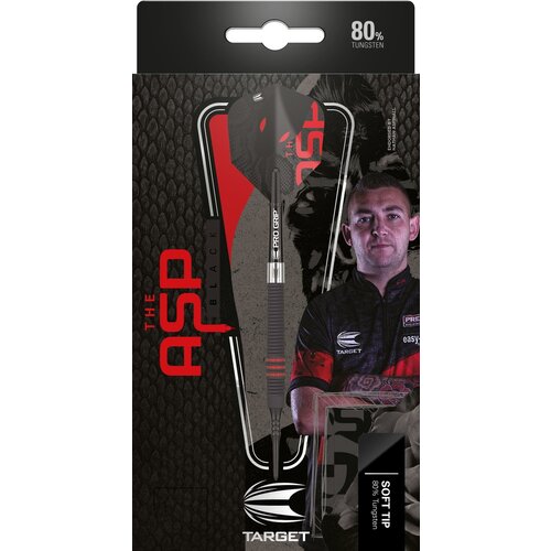 Target Target Nathan Aspinall 80% Black Freccette Soft Darts