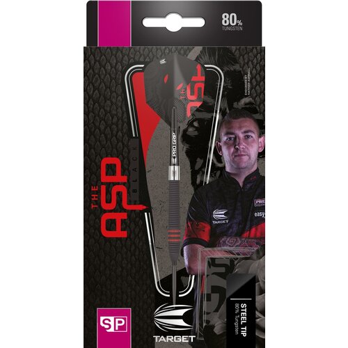 Target Target Nathan Aspinall 80% Black Swiss Point Freccette Steel Darts