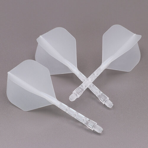 CUESOUL Cuesoul - ROST T19 Integrated Dart Flights - Standard Shape - Clear