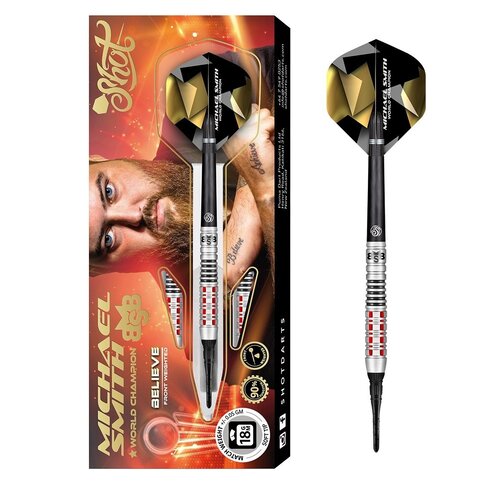 Shot Shot Michael Smith Believe 90% Freccette Soft Darts