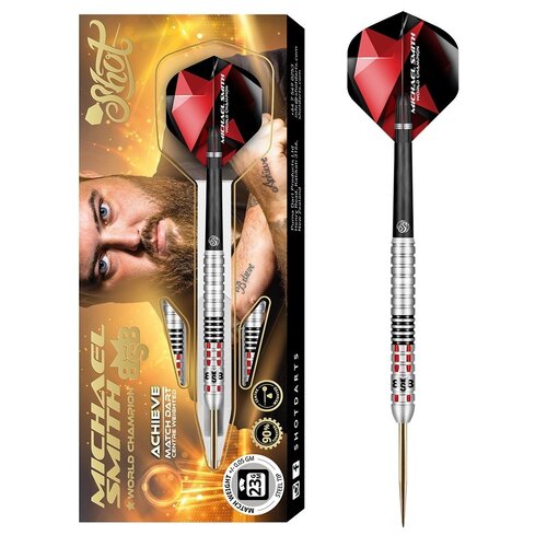 Shot Shot Michael Smith Achieve 90% Freccette Steel Darts