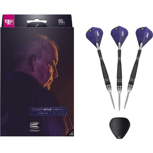 Target Target Phil Taylor Power G10 Swiss Point 95% Freccette Steel Darts