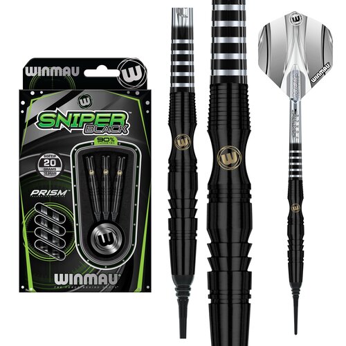 Winmau Winmau Sniper Black 90% Freccette Soft Darts
