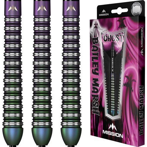 Mission Mission Bailey Marsh 90% Freccette Steel Darts