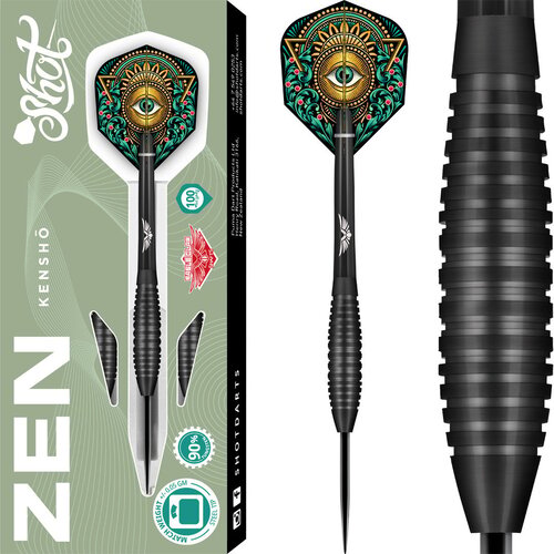 Shot Shot Zen Kensho 90% Freccette Steel Darts