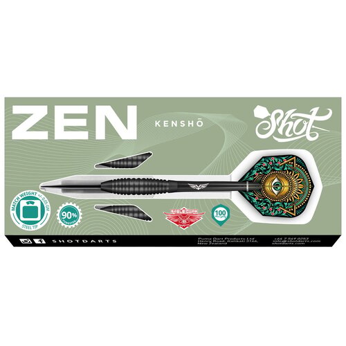 Shot Shot Zen Kensho 90% Freccette Steel Darts
