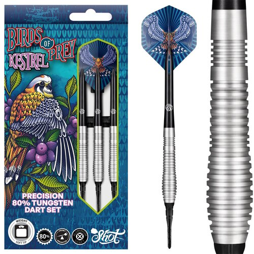 Shot Shot Birds Of Prey Kestrel 80% Freccette Soft Darts