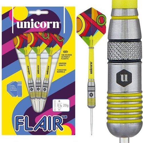 Unicorn Unicorn Flair 1 80% Freccette Steel Darts