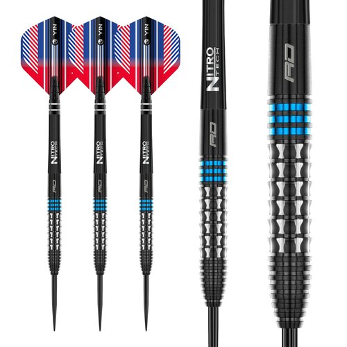 Red Dragon Red Dragon Vengeance Blue 90% Freccette Steel Darts