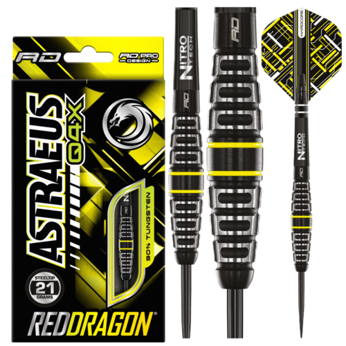 Red Dragon Red Dragon Astraeus Q4X Torpedo 90% Freccette Steel Darts