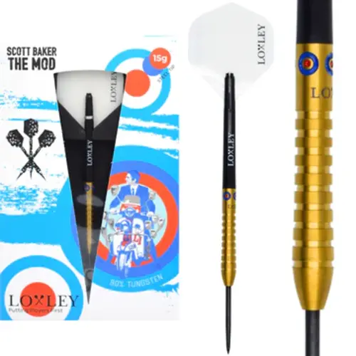 Loxley Loxley Scott Baker 90% Freccette Steel Darts