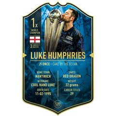 Ultimate Darts Card Luke Humphries World Champion 2024
