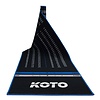KOTO Tappeto per freccette KOTO Carpet Check Out Blu 285 x 80 cm