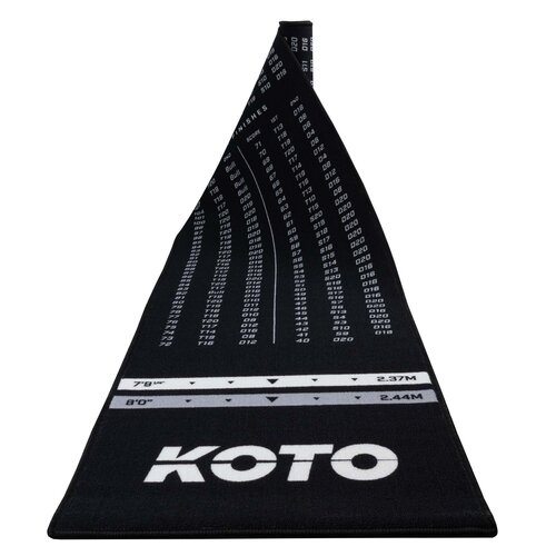 KOTO Tappeto per freccette KOTO Carpet Checkout 285 x 60cm + oche