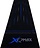 Tappeto per freccette XQ Max Carpet Black Blue 285x80