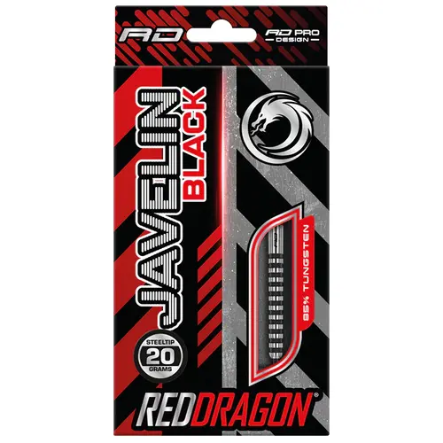 Red Dragon Red Dragon Javelin Black 85% Freccette Steel Darts