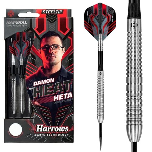 Harrows Damon Heta Natural 90% Freccette Steel Darts