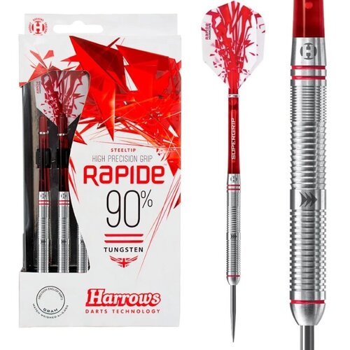 Harrows Harrows Rapide 90% ringed 21-23-25G. Freccette Steel Darts