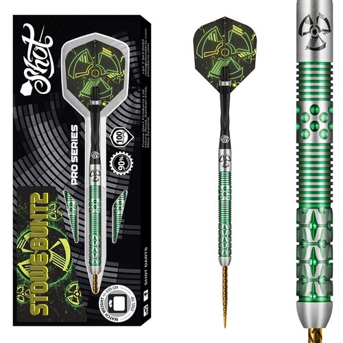 Shot Shot Stowe Buntz 2.0 90% Freccette Steel Darts