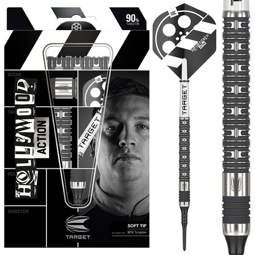 Target Target Chris Dobey Hollywood Action 90% Freccette Soft Darts