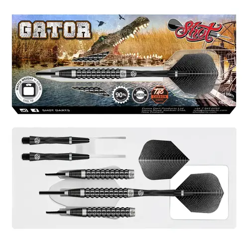 Shot Shot Americana Gator 90% Freccette Steel Darts